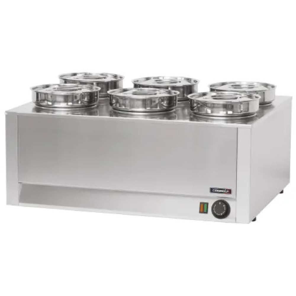 Padažas šiltesnis bain-marie 6 x 4,5L