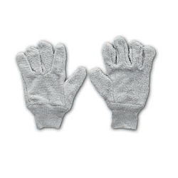 Thermally insulated oven gloves