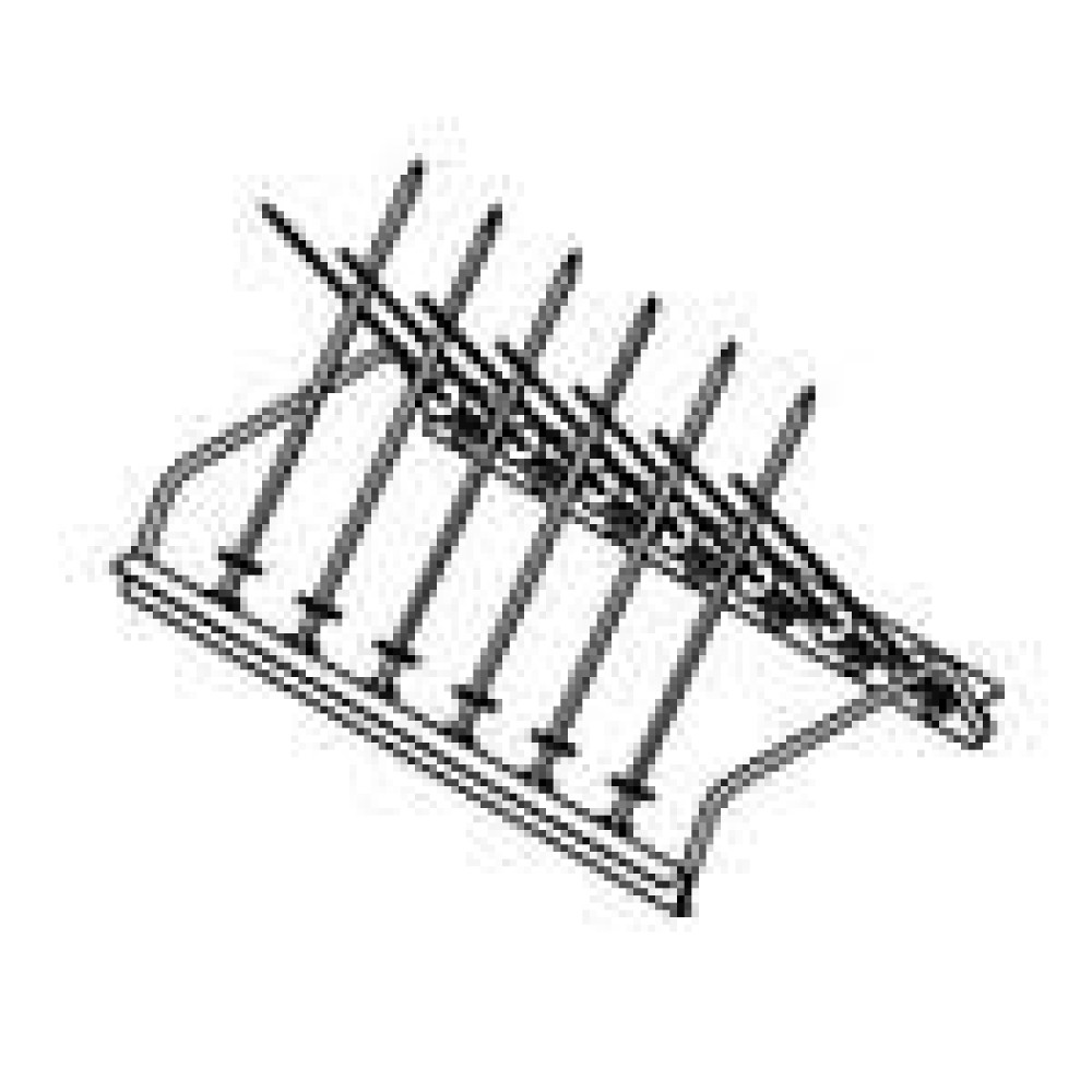 Spit rack with 13 skewers  GN1/1