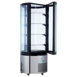 Refrigerated display cases with rounded glass ARC400RC