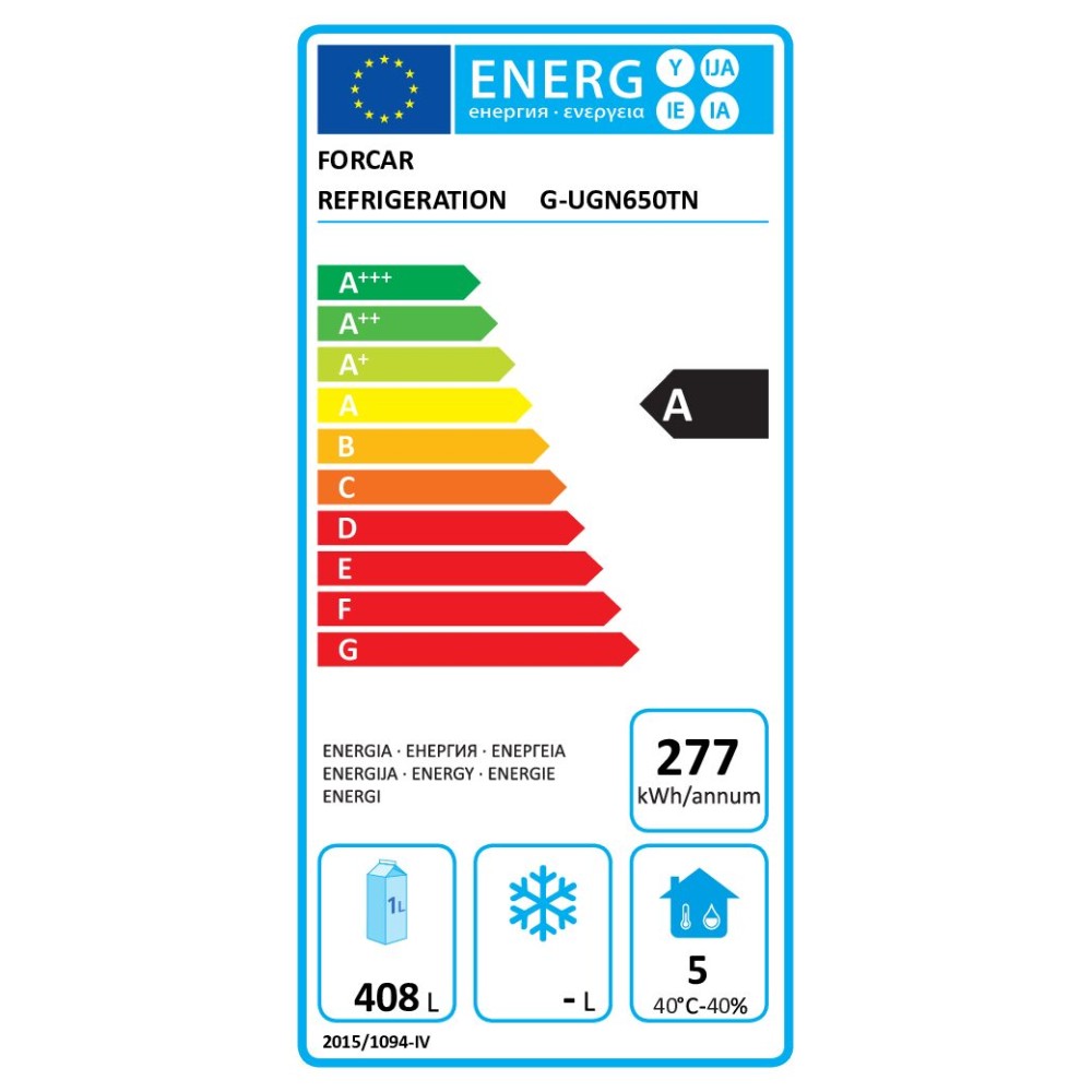 REFRIGERATED CABINET GN2/1 VENTILATED G-UGN650TN