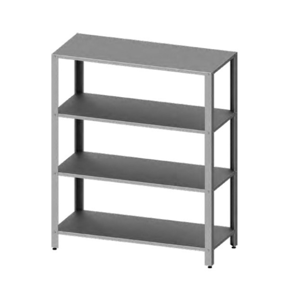 Stainless steel storage rack solid shelves 1400