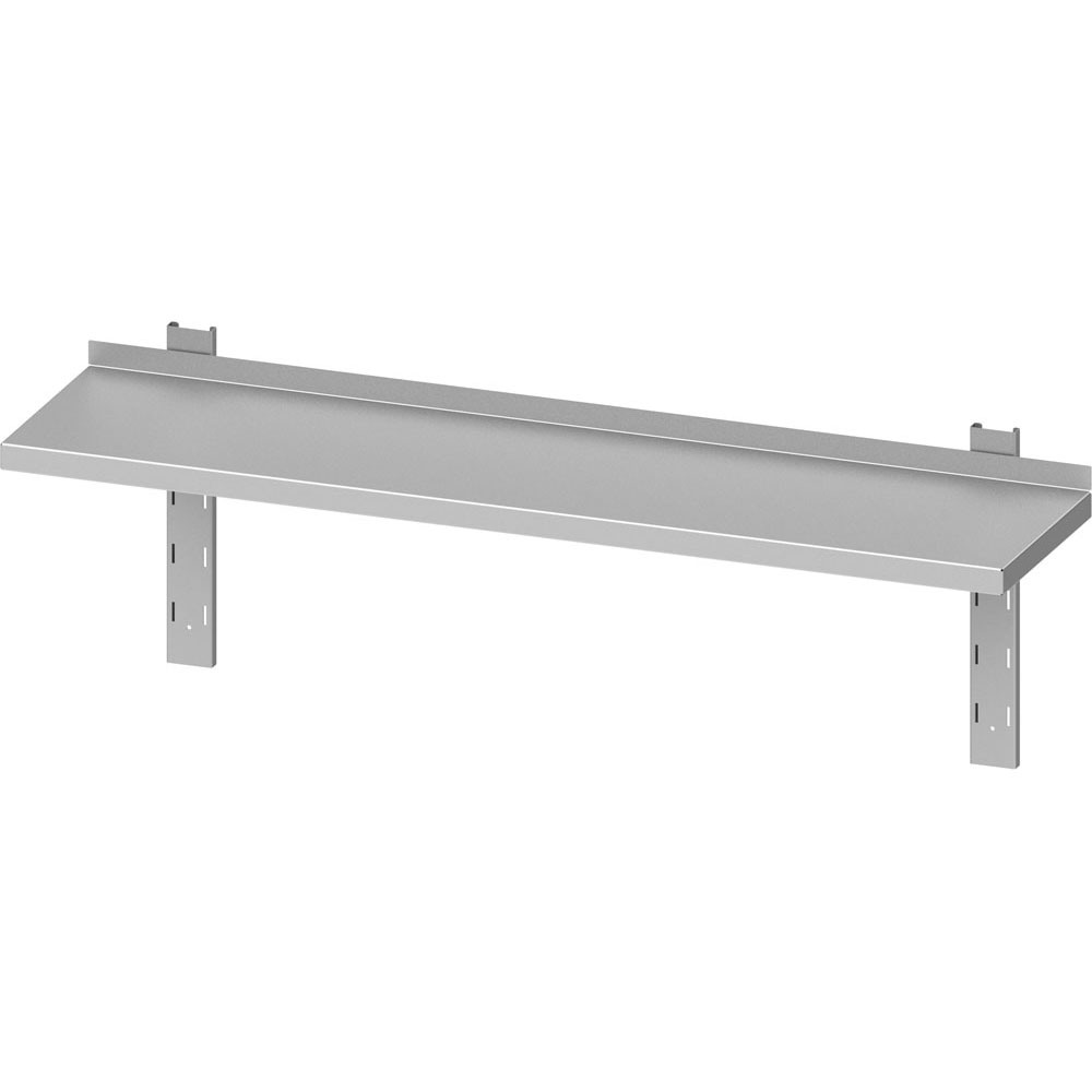 Stainless steel single adjustable hanging shelf 1200