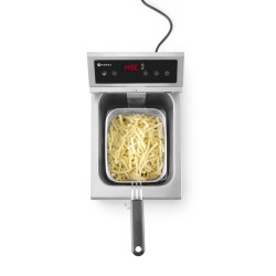 Induction fryer with outlet tap, 8 l