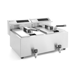 Fryer with digital panel Profi Line with drain tap 16L