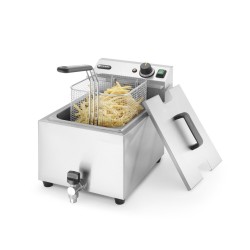 Manual fryer Profi Line with outlet tap, 8 l