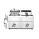 Friteuse induction avec robinet de sortie - 2 x 8 l