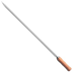 Narrow grill skewer CHURRASCO with wooden handle 550 mm