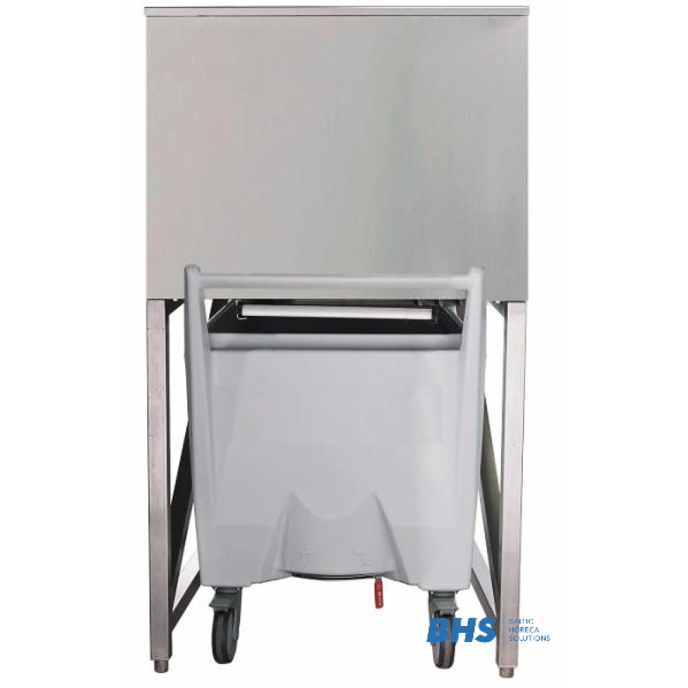 Ice storage bin with cart BCS150, 137 kg