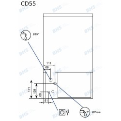 Ledus ģenerators CD55, 52kg/24h