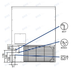 Ledus ģenerators FHD50, 45kg/24h