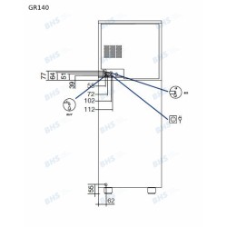 Ice maker GR185, 178kg/24h