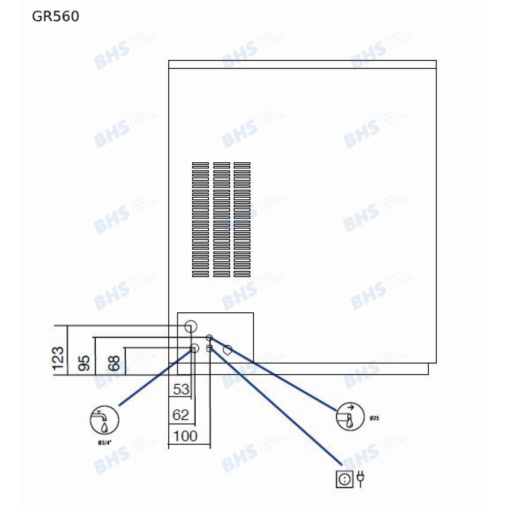 Ledus ģenerators GR655, 634kg/24h