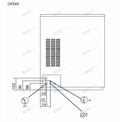 Ledus ģenerators GR655, 634kg/24h