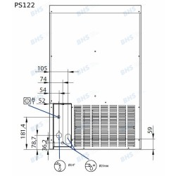 Ledus ģenerators PS122, 130kg/24h