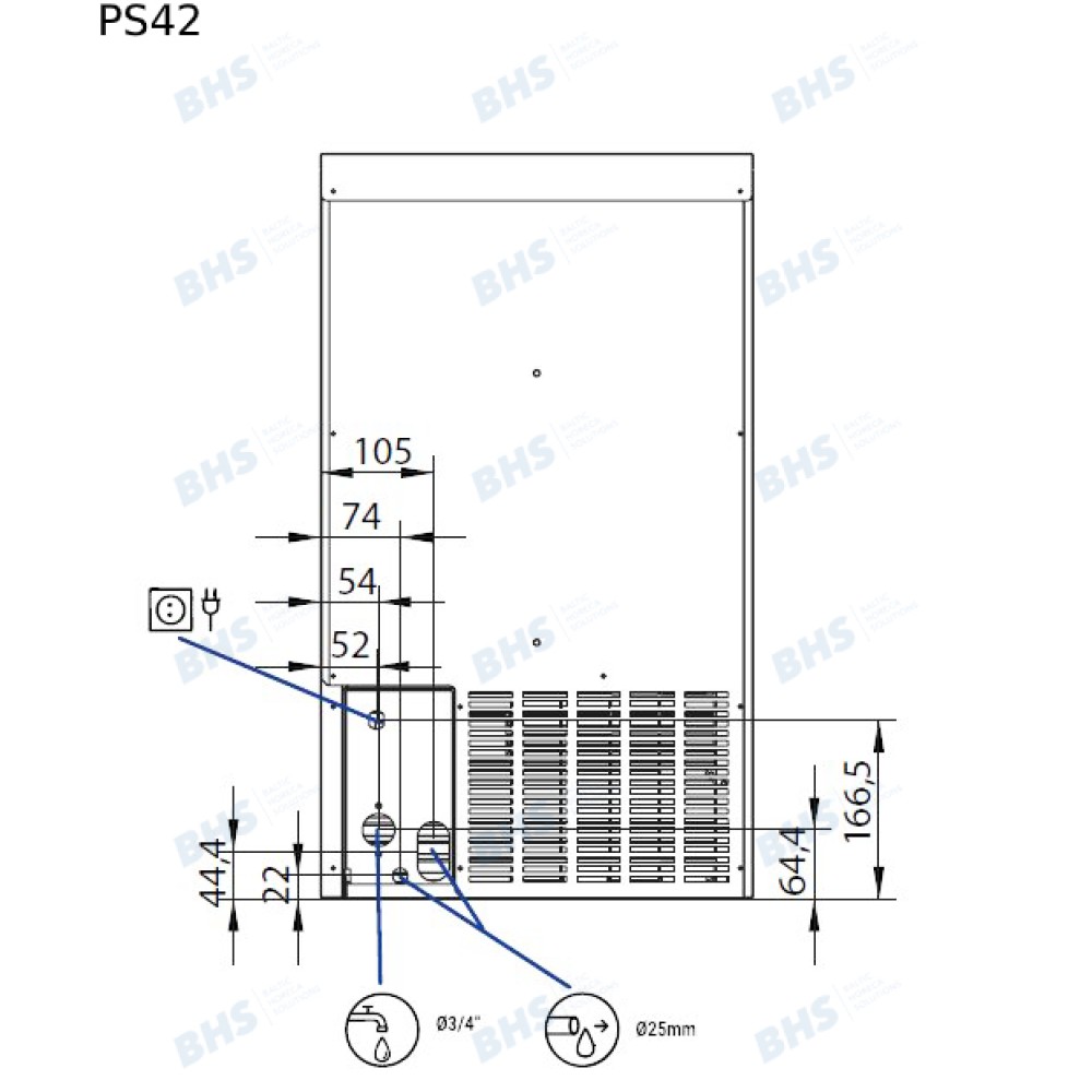 Ledus ģenerators PS42, 40kg/24h