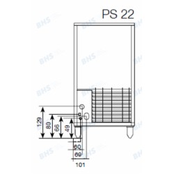 Ledus ģenerators PS22, 24kg/24h