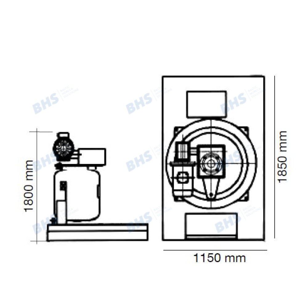 Ice maker SC10TN-S, 10000kg/24h