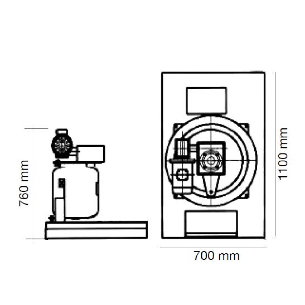 Ice maker SC400-S, 400kg/24h