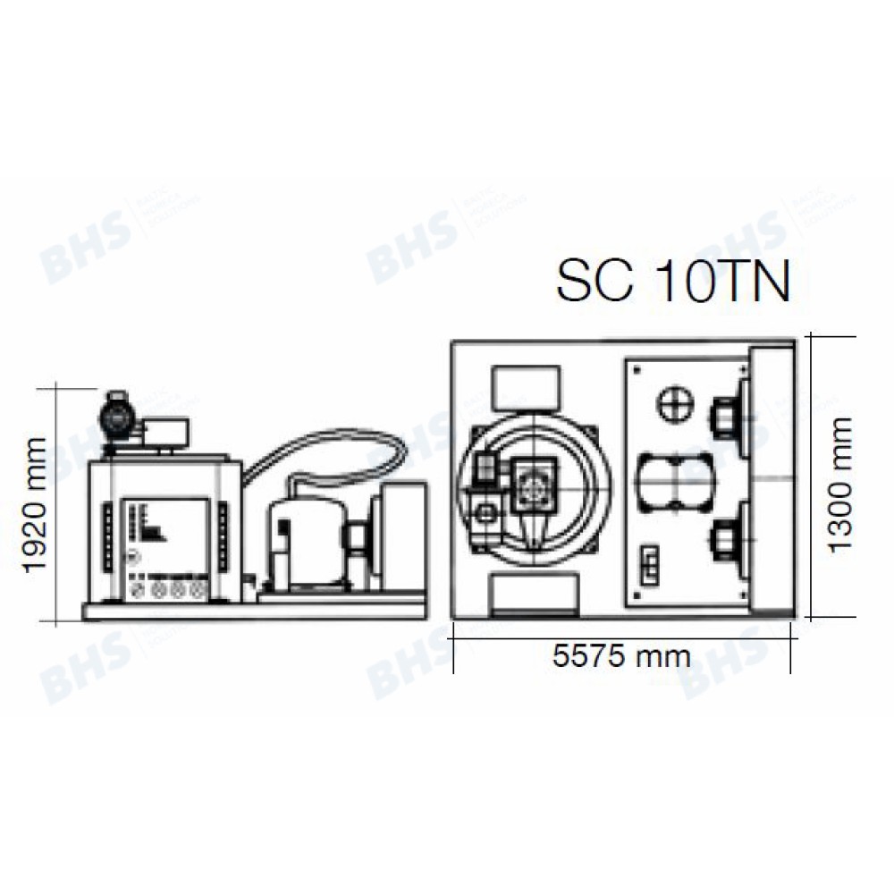 Ledus ģenerators SC10TN, 10000kg/24h