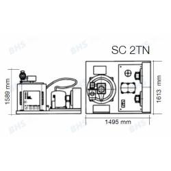 Ledus ģenerators SC2TN, 2000kg/24h