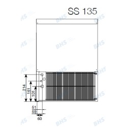 Ice maker SS135, 136kg/24h