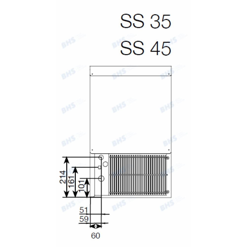 Ice generator SS 35W, 35kg/24h