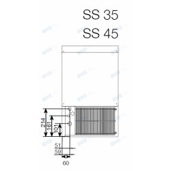 Ledus ģenerators SS 45W, 44kg/24h