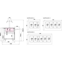 Горячая витрина BEMAR OPEN 1000 мм