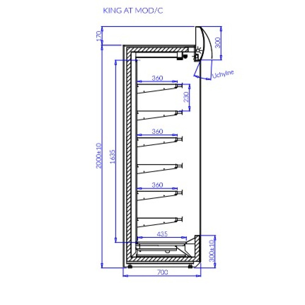 Витрина KING 1.9 AT REMOTE