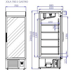 Холодильник JOLA GASTRO