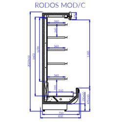 Витрина RODOS 1.0 REMOTE