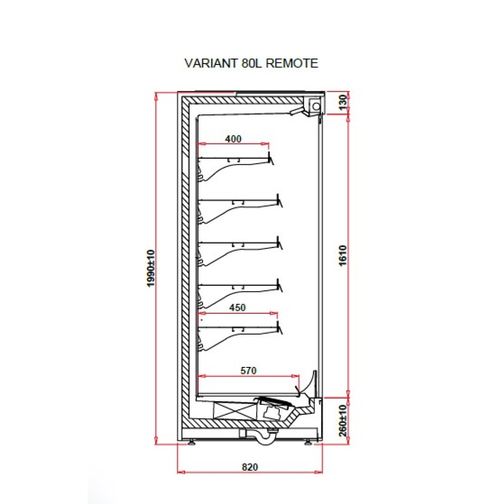 Showcase VARIANT 1.25 80L REMOTE