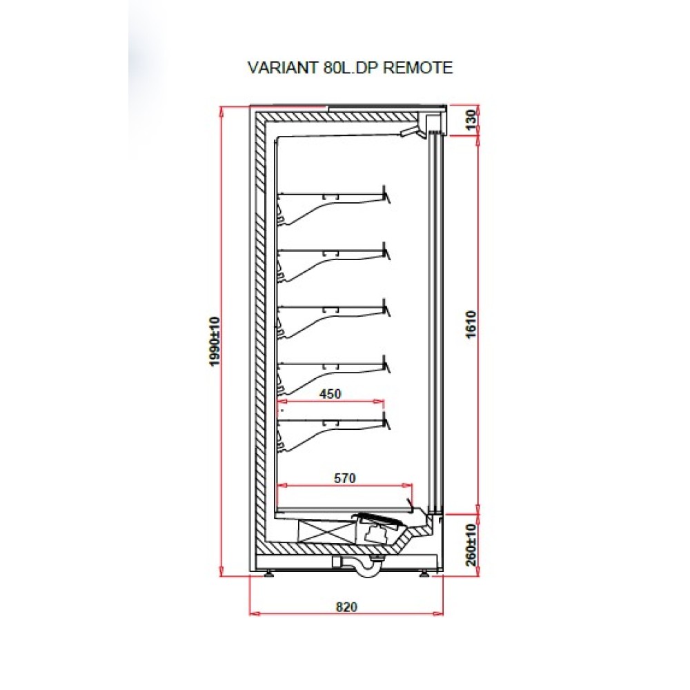 Showcase VARIANT 1.25 80L REMOTE