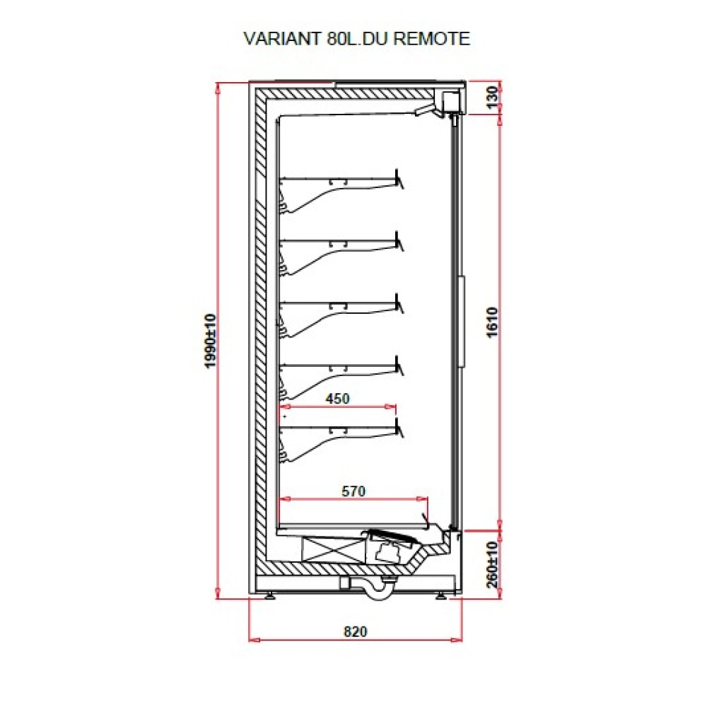 Showcase VARIANT 1.25 80L REMOTE