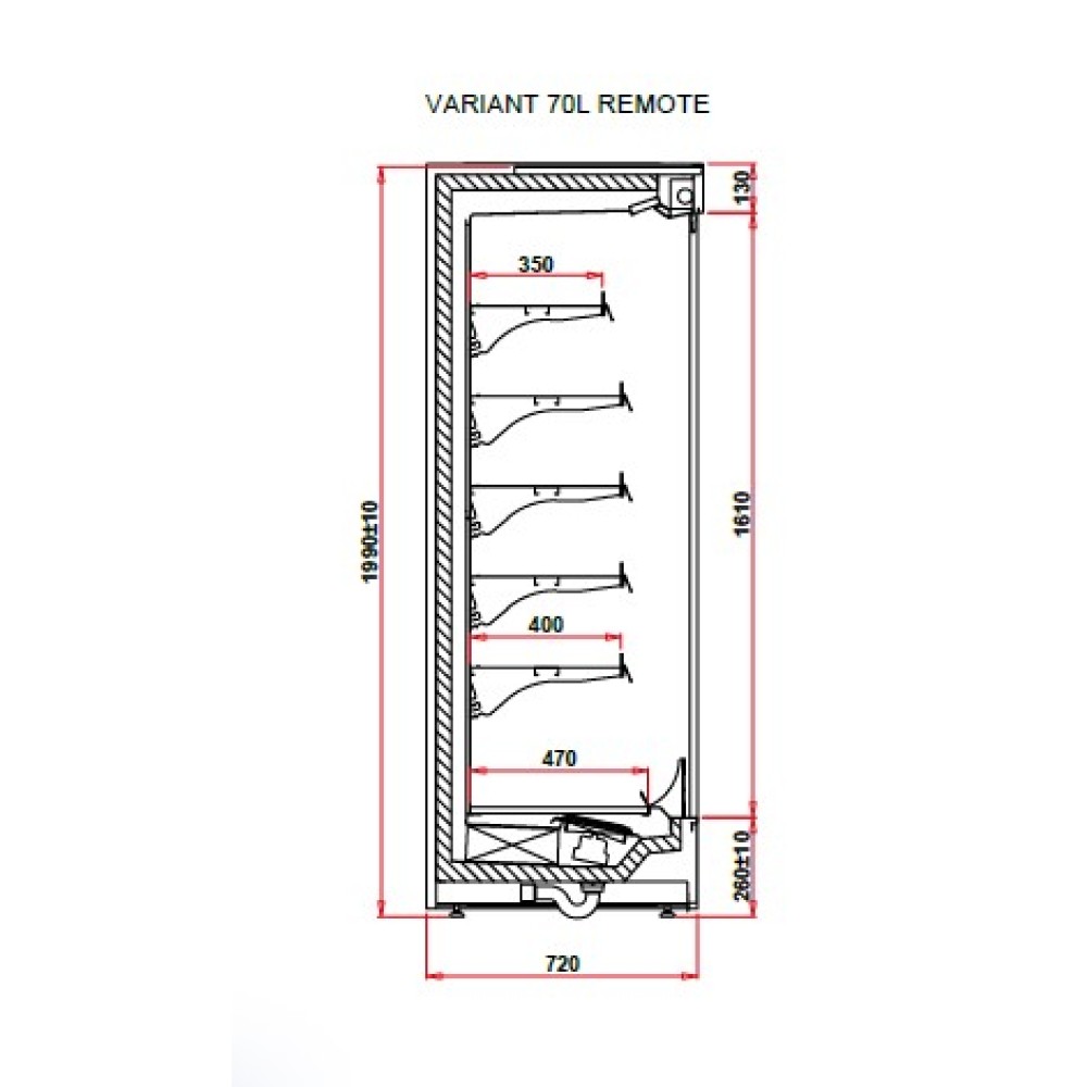 Showcase VARIANT 2.50 70L REMOTE