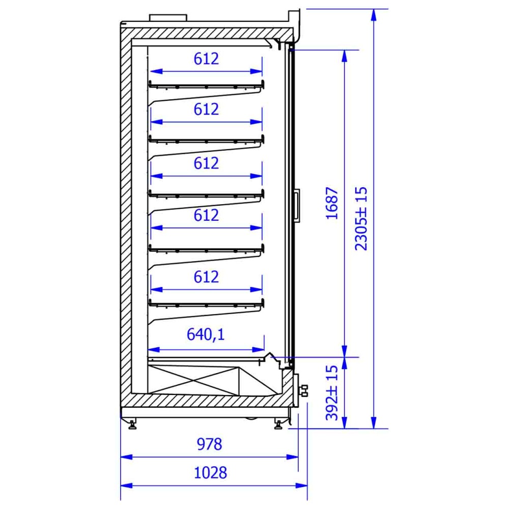 Display freezer VARIO M 3.90H