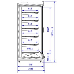 Display freezer VARIO M 1.56H