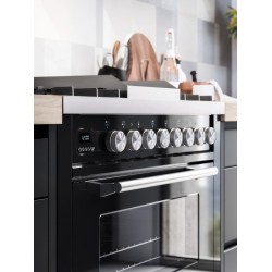 Plīts ar cepeškrāsni Professional Plus 90 cm  P09IWE3 4 degļi+2 indukcijas
