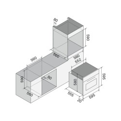 Built-in oven Pro Line OV60SLMPVS