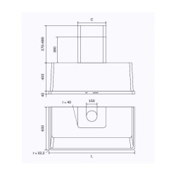 Cooker Hood Majestic AM100