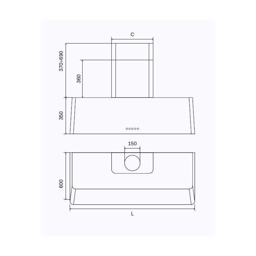 Cooker Hood Nostalgie AG70