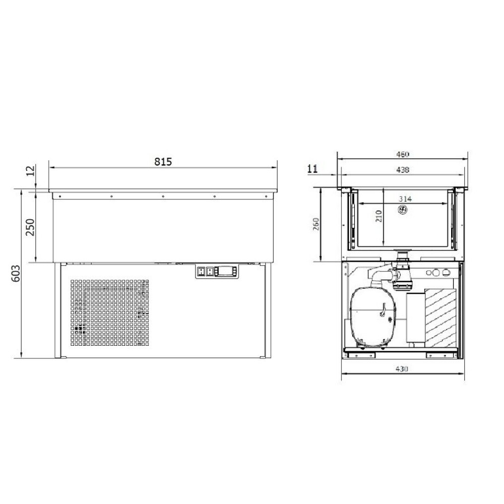 Bottle cooler FDWA