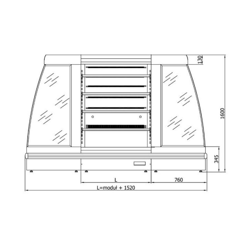 Impulso vitrina ELBA 240