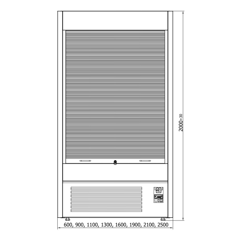 Impulso vitrina MINI VARNA RA 110