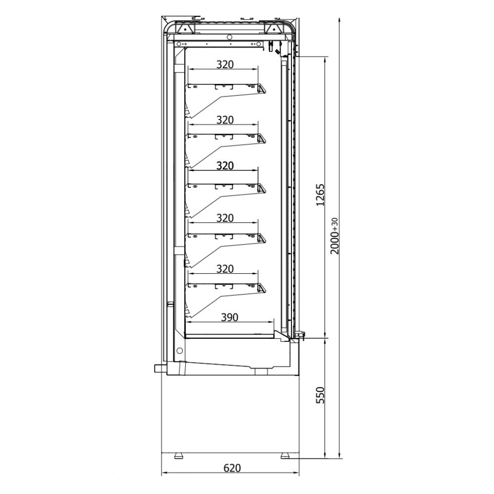 Vitrine Impulse VARNA RA 130