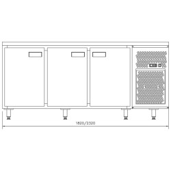 Pizza table 1820 mm