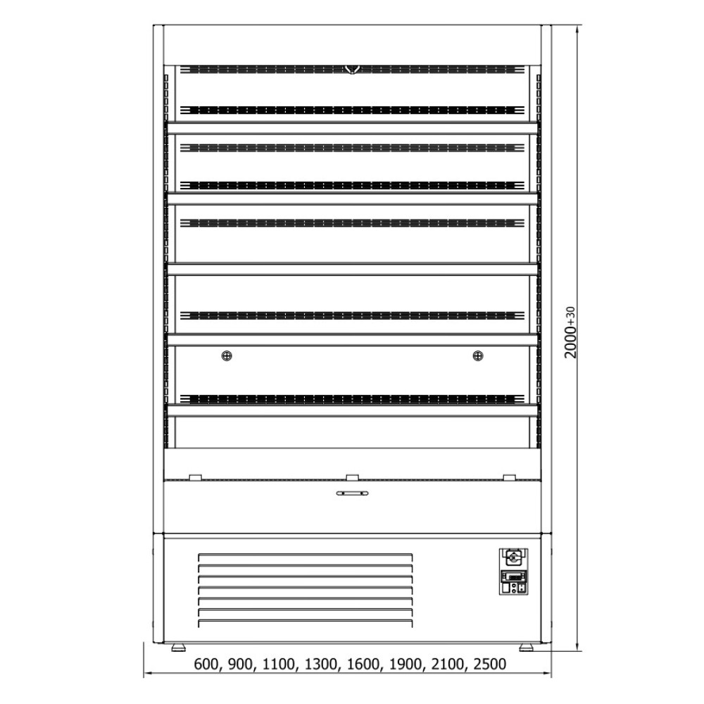 Showcase MINI VARNA 210 DUZ