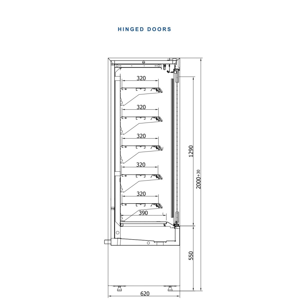 Showcase MINI VARNA 60 DUZ