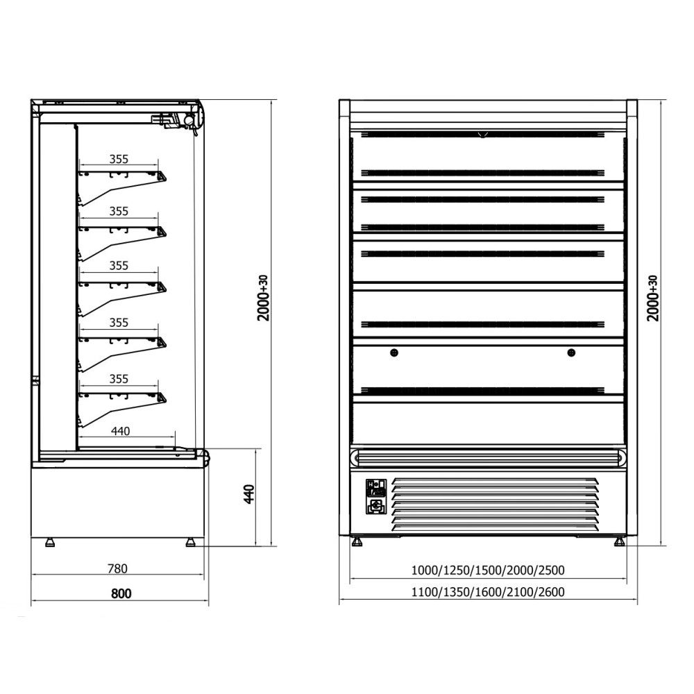 Vitrina RYGA 200/80